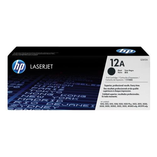 HP tonera kasetne melns (Q2612A / 12A)