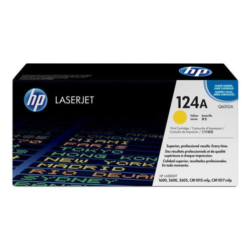 HP tonera kasetne dzeltens (Q6002A / 124A)