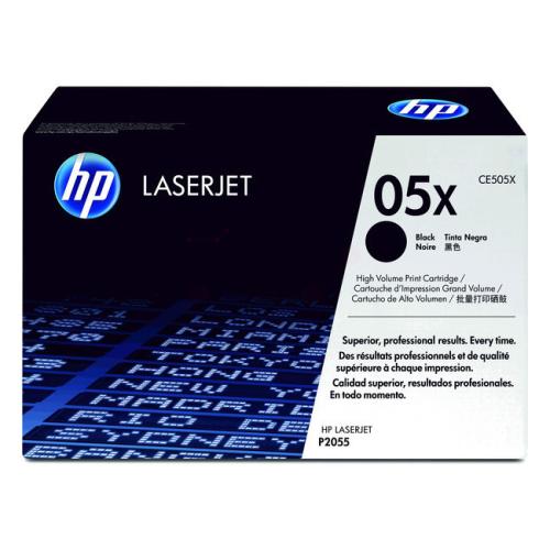 HP tonera kasetne melns (CE505X / 05X) (high capacity)