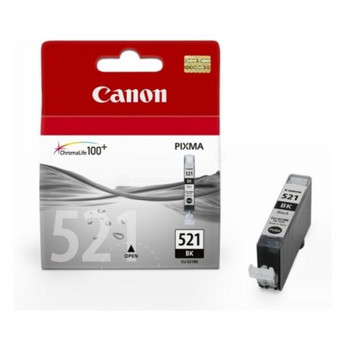 Canon drukas kasetne melna foto (2933B001 / CLI521BK)