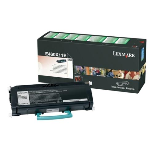 Lexmark tonera kasetne melns (E460X11E / 0E460X11E) (Atgriezt, high capacity)