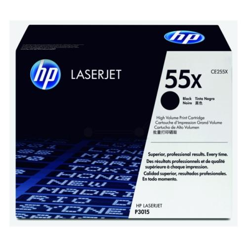 HP tonera kasetne melns (CE255X / 55X) (high capacity)