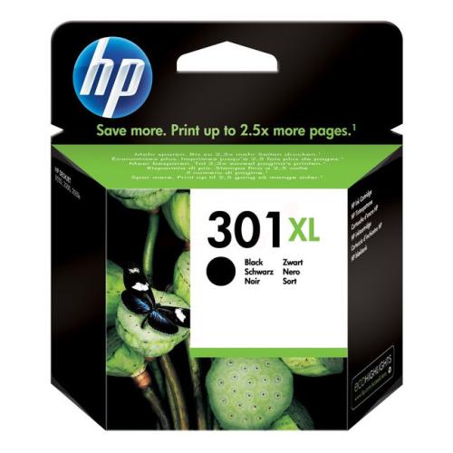 HP drukas kasetne melns (CH563EE / 301XL) (high capacity)