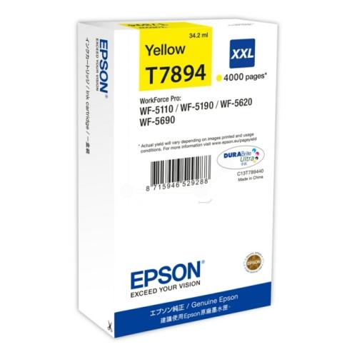 Epson drukas kasetne dzeltens (C13T789440 / T7894XXL) (high capacity)