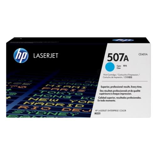 HP tonera kasetne zils (CE401A / 507A)