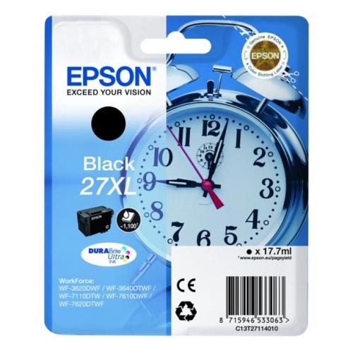 Epson drukas kasetne melns (C13T27114010 / 27XL) (high capacity)