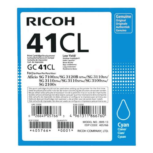 Ricoh drukas kasetne zils (405766 / GC41CL)