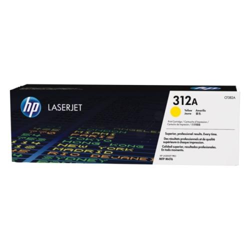 HP tonera kasetne dzeltens (CF382A / 312A)