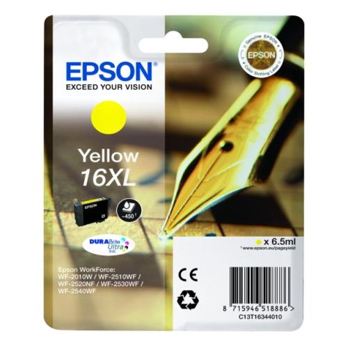 Epson drukas kasetne dzeltens (C13T16344010 / 16XL) (high capacity)