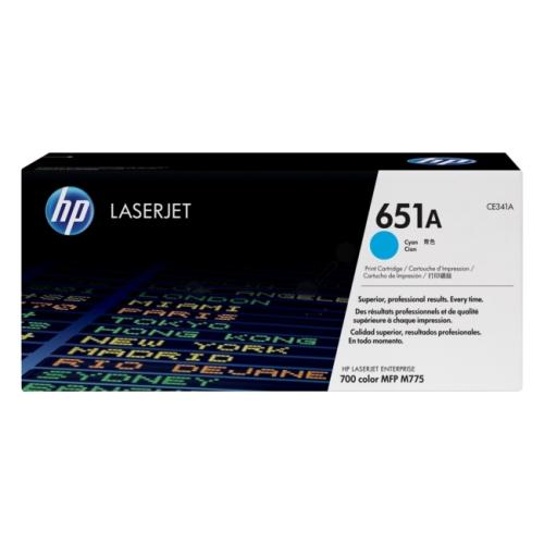 HP tonera kasetne zils (CE341A / 651A)