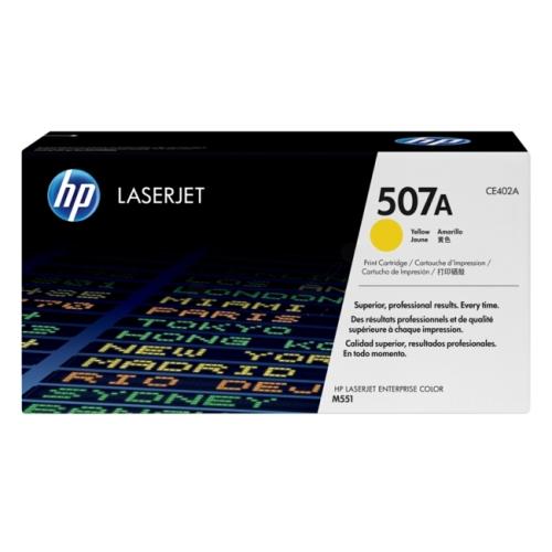 HP tonera kasetne dzeltens (CE402A / 507A)