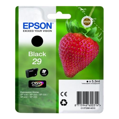 Epson drukas kasetne melns (C13T29814012 / 29)