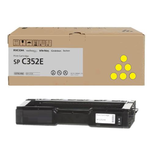 Ricoh tonera kasetne dzeltens (407386 / TYPESP352E)