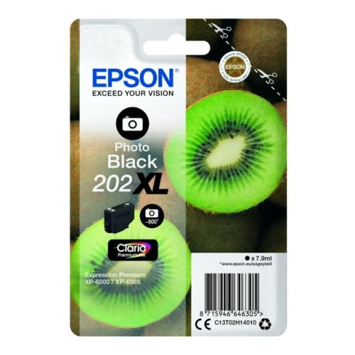 Epson drukas kasetne melna foto (C13T02H14010 / 202XL) (high capacity)