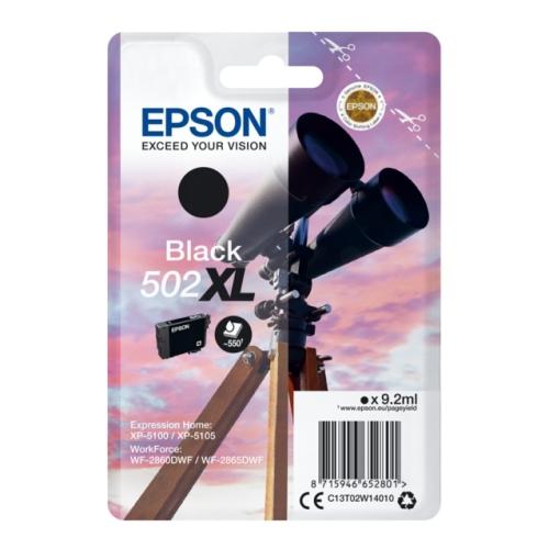 Epson drukas kasetne melns (C13T02W14010 / 502XL) (high capacity)