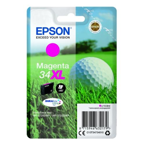 Epson drukas kasetne magenta (C13T34734010 / 34XL) (high capacity)