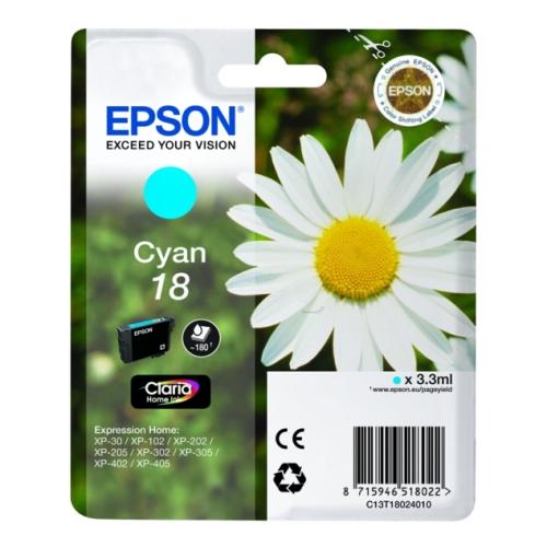 Epson drukas kasetne zils (C13T18024012 / 18)