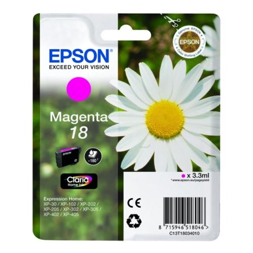 Epson drukas kasetne magenta (C13T18034012 / 18)