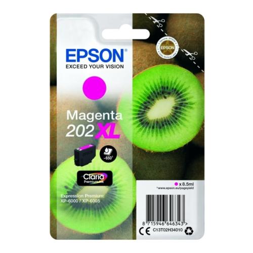 Epson drukas kasetne magenta (C13T02H34010 / 202XL) (high capacity)