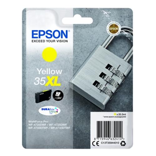 Epson drukas kasetne dzeltens (C13T35944010 / 35XL) (high capacity)