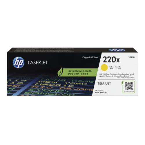 HP tonera kasetne dzeltens (W2202X / 220X) (high capacity)