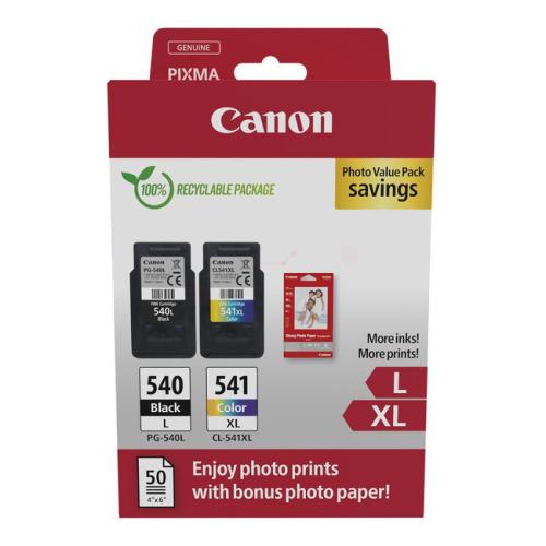 Canon tintes kasetne / fotopapīrs melns / krāsa (5224B007 / PG540L+CL541XL) (Divkāršs iepakojums, multipack)