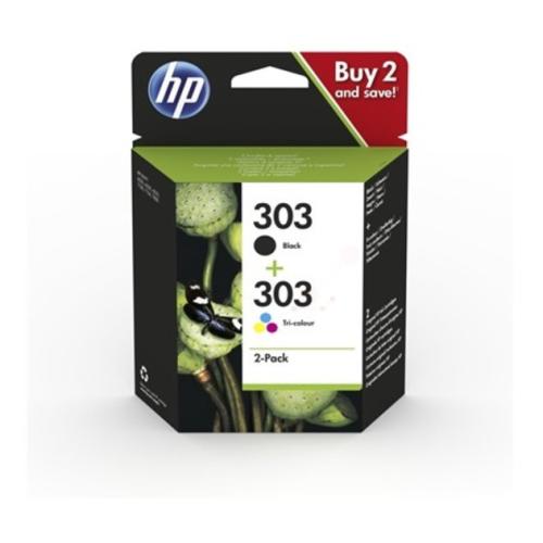 HP drukas kasetne melns / krāsa (3YM92AE / 303) (Divkāršs iepakojums, multipack)