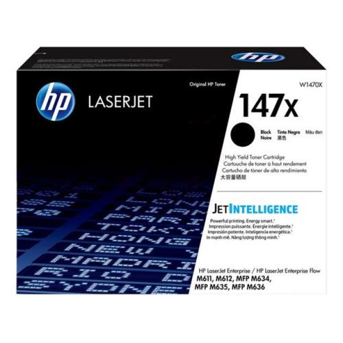 HP tonera kasetne melns (W1470X / 147X) (high capacity)