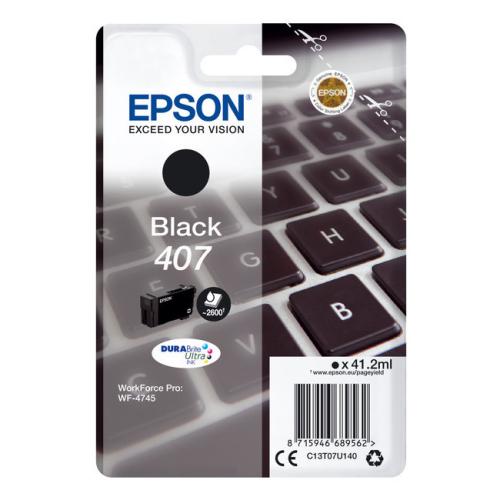 Epson drukas kasetne melns (C13T07U140 / 407)