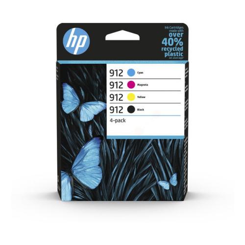 HP drukas kasetne melns / zils / magenta / dzeltens (6ZC74AE / 912) (multipack)