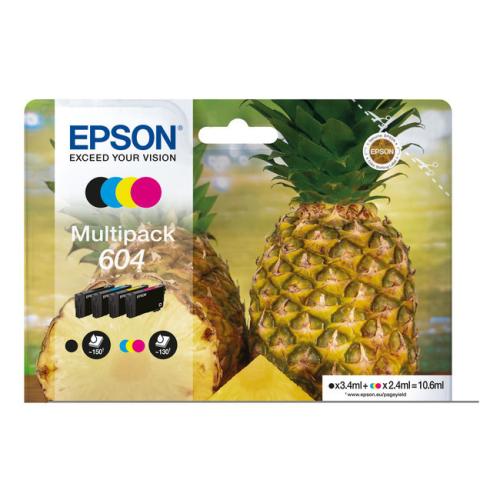 Epson drukas kasetne melns / zils / magenta / dzeltens (C13T10G64010 / 604) (multipack)