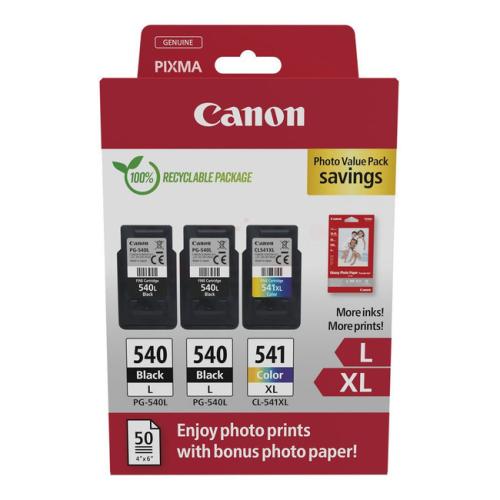 Canon drukas kasetne melns / krāsa (5224B015 / PG540L+CL541XL) (multipack)