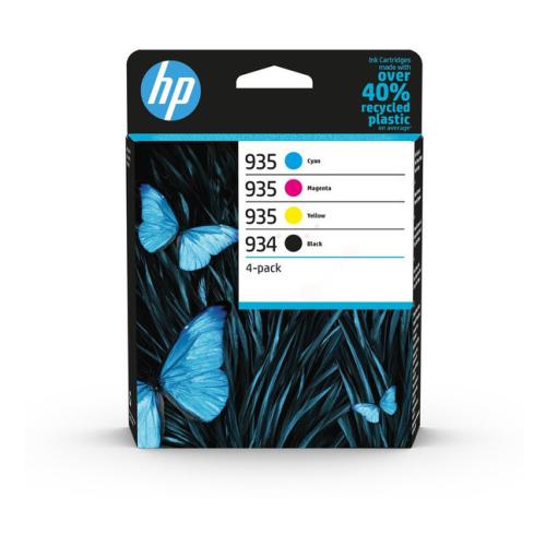 HP drukas kasetne melns / zils / magenta / dzeltens (6ZC72AE / 934935) (multipack)