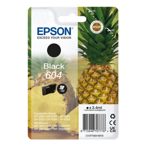 Epson drukas kasetne melns (C13T10G14010 / 604)