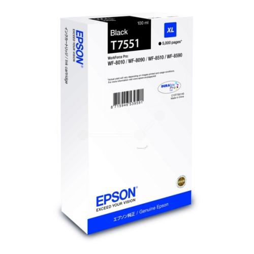 Epson drukas kasetne melns (C13T75514N / T7551)