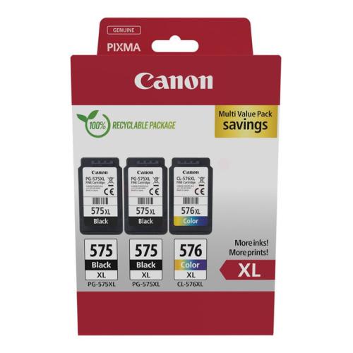 Canon drukas kasetne melns / krāsa (5437C004 / PG575XL+CL576XL) (multipack, high capacity)