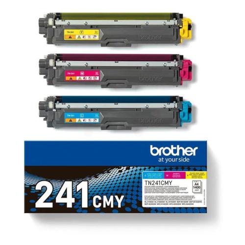 Brother tonera kasetne zils / magenta / dzeltens (TN241CMY) (multipack)