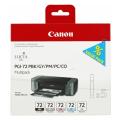 Canon drukas kasetne melna fotogrāfija / cianfotogrāfija / magenta fotogrāfija / pelēks / optimizer (6403B007 / PGI72) (multipack)