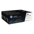 HP tonera kasetne zils / magenta / dzeltens (CF370AM / 305A) (multipack)