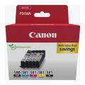 Canon drukas kasetne melns / melna fotogrāfija / zils / magenta / dzeltens (2078C005 / PGI580CLI581) (multipack)