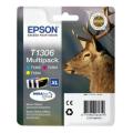 Epson drukas kasetne zils / magenta / dzeltens (C13T13064012 / T1306) (multipack)