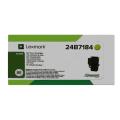 Lexmark tonera kasetne dzeltens (24B7184 / 024B7184)