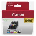 Canon drukas kasetne melns / zils / magenta / dzeltens (6509B015 / CLI551) (multipack)